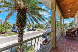 Balcony off the living room