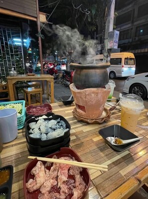 Outdoor dining