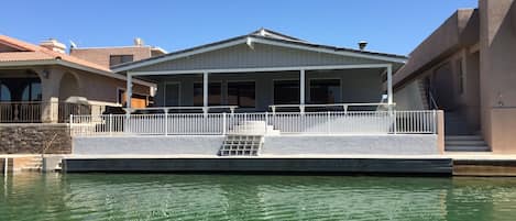 Waterfront home with private 50 foot dock.