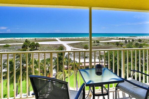 Amazing View Overlooking Treasure Island Beach and the Gulf of Mexico from Private Balcony