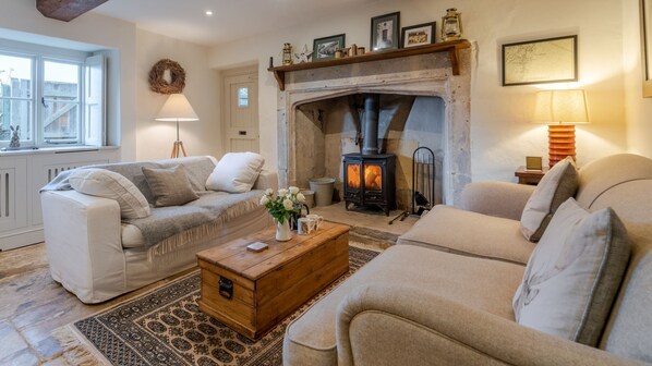 Living Room, Peach Cottage, Bolthole Retreats