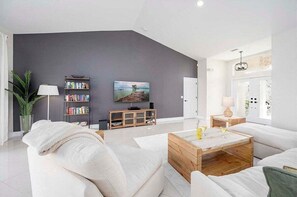 Living Room with Smart TV