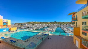 Balcony Pool and Marina View