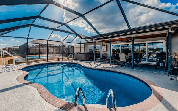 Beautiful heated pool 