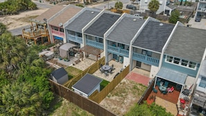 Backyard area view