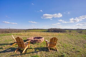 Fire Pit | Wood Provided | Rolling Hill Views