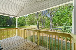 Front covered porch 