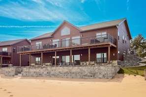 Beach area looking at back of house