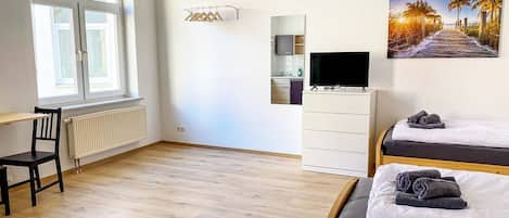 MD02 Apartment in Magdeburg, 36qm, 1 Wohn- /Schlafzimmer, max. 2 Personen