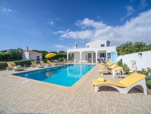 Sky, Cloud, Plant, Water, Property, Swimming Pool, Azure, Building, Outdoor Furniture, Tree