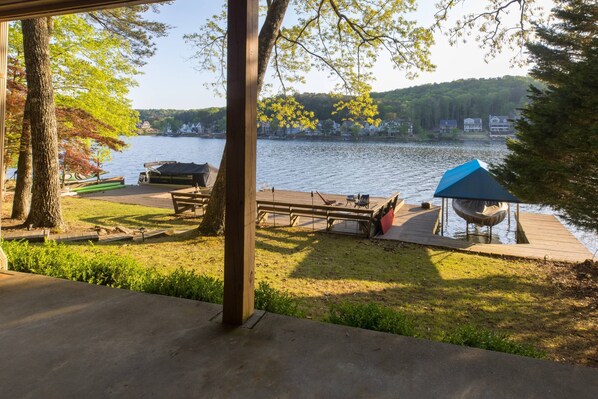 There is so much outdoor living here and all around Lake Arrowhead