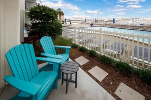 Pool views from the back porch