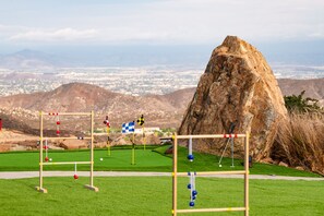 Mountain top putting green!