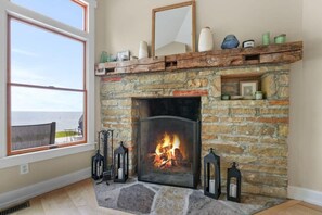 Fireplace and hearth