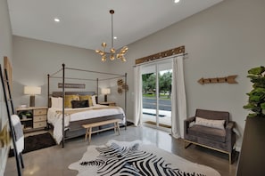 Bright and airy studio space.
