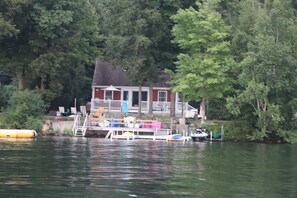View of the cottage from the lake