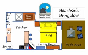 Beachside Bungalow floor plan