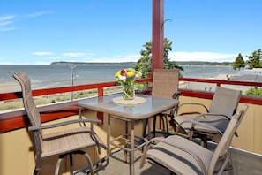 Enjoy patio life with one of the best views in Birch Bay. 