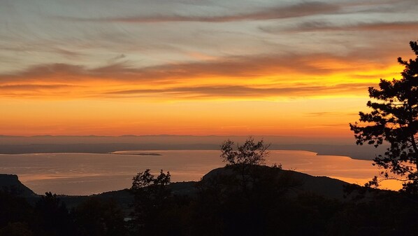 Vue depuis l’hébergement 