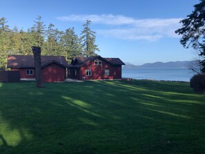 side view of farmhouse