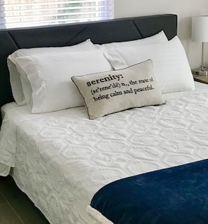 Queen size beds with Linen Spa mattress sets.