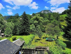 Vue depuis lâhĂ©bergement