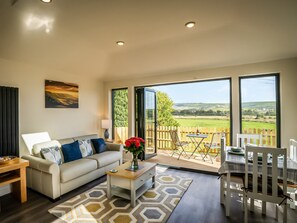 Open plan living space | Lodge With A View, Steyning