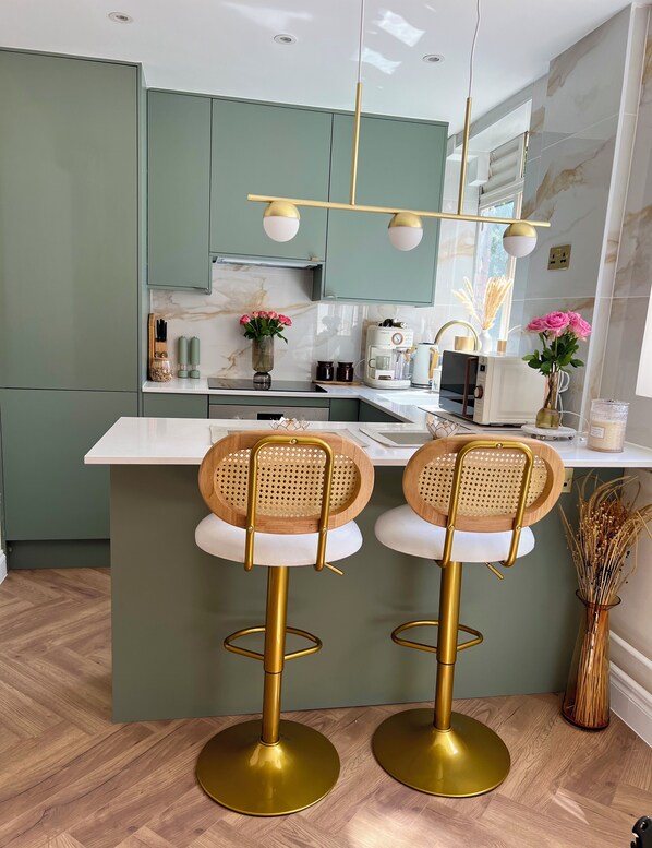 Open plan kitchen