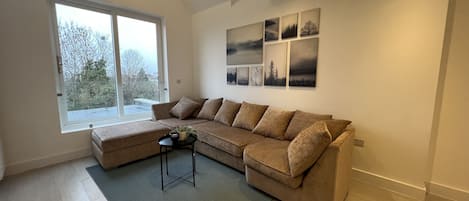 Large sofa in lounge