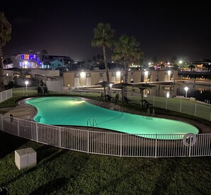view from the deck - Bay Tree Community Swimming Pool
Pool Hours:  9am-10pm