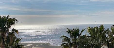 Balcony view of the Mediterranean Sea