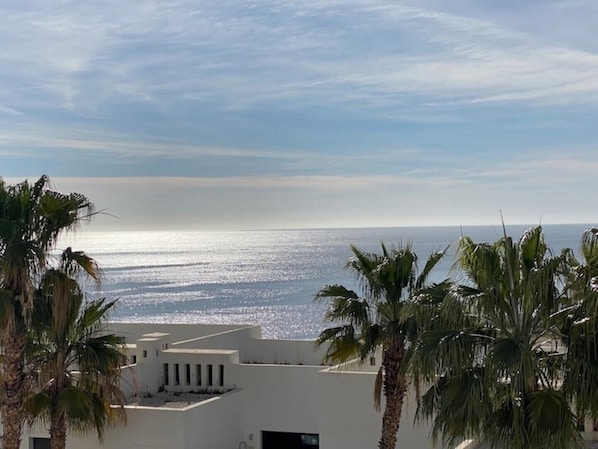 Balcony view of the Mediterranean Sea