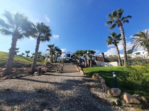 Complex garden and pathway to beach private access