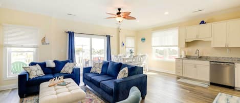 Emerald Isle Vacation Rental | 3BR | 3.5BA | Stairs Required | 2,200 Sq Ft
