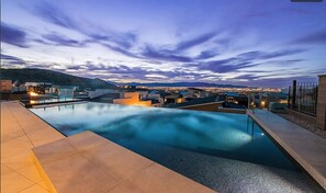 Sunset, Mountain and City Lights VIEWS!