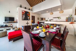 open space dining room