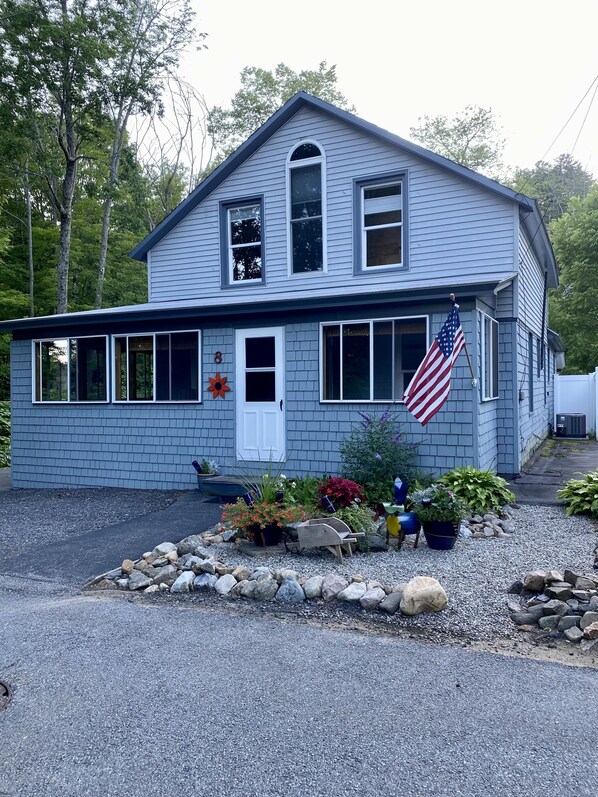 Front of house showing last house on dead end