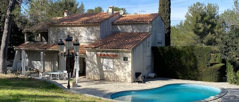 Vue du fond du jardin