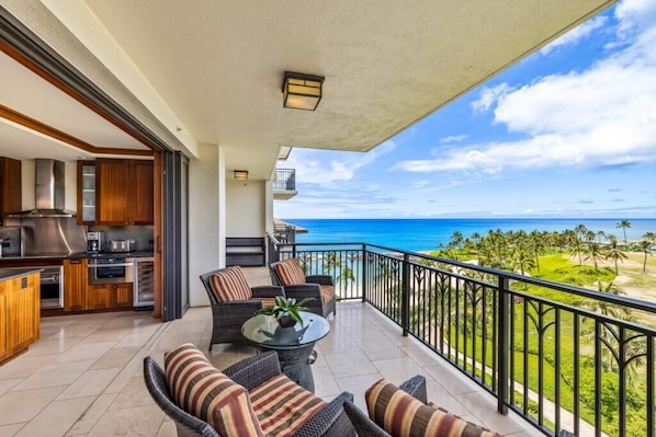 View of the Pacific Ocean from your lanai