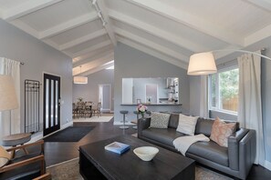Formal Living Room with Gas Fireplace