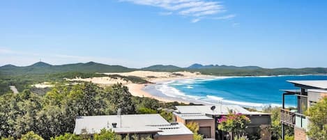 Vista para a praia ou o mar