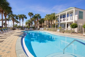 Neighborhood Pool-View toward Beach Access