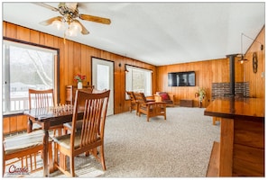 Open concept Living Area