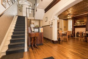 Your experience begins when you enter the Historic Stone House Inn foyer.