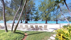 Beach view from patio