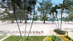 Beach view from Master bedroom balcony