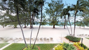 Beach view from Master bedroom balcony