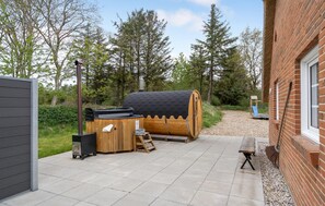 outside