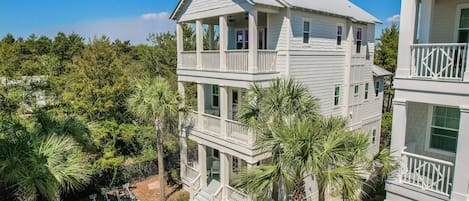 Sandy Bottoms | Front Exterior | Aerial View