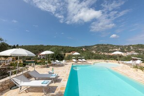 Pool and sky views